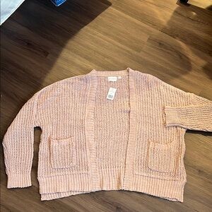 Cozy Pink Knit Sweater
